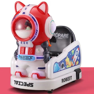 Máquina de juegos recreativos diseñada con monedas Space Cat 3D <span class=keywords><strong>Kiddie</strong></span> <span class=keywords><strong>Rocker</strong></span> para centros de entretenimiento familiar - Product Image 4