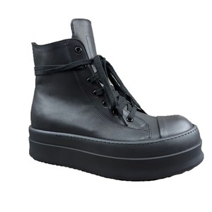 RO Elevated Platform Sports Casual Schoenen Heren/Dames Donkere Stijl Hoge Top Echt Leer Stevige Enkellaarzen Straatsneakers - Product Image 5