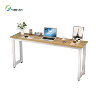 Bureau d'étude moderne, haute qualité, minimaliste, Table rectangulaire, mur, longue