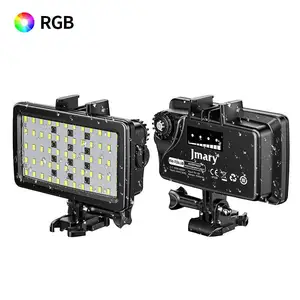 Jmary FM72 Câmera Luz Equipamento 3000mAh Led Vídeo Tiro Impermeável LED RGB Vídeo Luz para