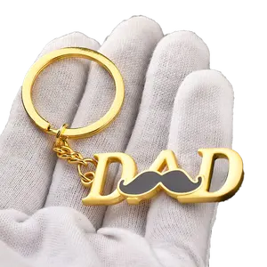 2024 Wholesale Father's Day Small Gift Pendant Dad Keychain Gift Custom Mother's Day Keychain