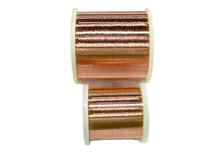 OEM金色电火花0.25毫米直径圆形黄铜线带卷轴中国工厂铜线产品