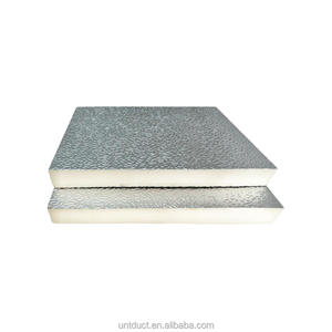 Pannello per condotti preisolati PIR Classe 0 BS476 10-40mm in schiuma poliisocianurata con foglio di alluminio, condotto PID per costruzioni commerciali - Product Image 1
