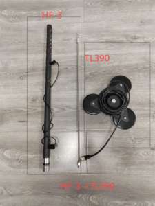 1,3 м HF 3-50 мГц антенна и тройное сильное магнитное основание, кабель настройки с регулируемой частотой, телескопическая внедорожная автомобильная антенна - Product Image 5