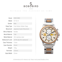Montre-bracelet en bois de luxe, sportive et élégante, design personnalisé OEM, mouvement à quartz japonais pour homme, cadran à aiguilles, résistance à l'eau 3 ATM