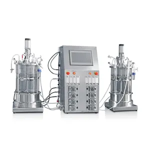 1L-40L bioreattore di vetro impianto di metanolo o macchine chimiche fermentatore di alcol