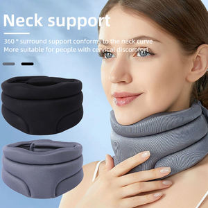 Collier de soutien cervical en éponge anti-chute de la tête, attelle cervicale chauffante pour la correction de la posture - Product Image 1