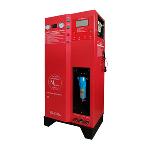 D100 Nitrogen Inflator High Purity Automatic Tire Filler Machine Metal Construction Red Color - Product Image 3