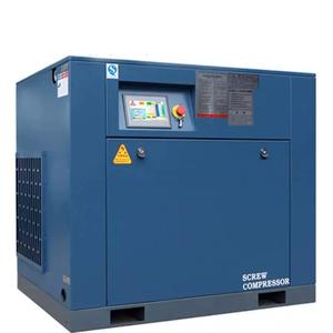 Compresor de Aire de Tornillo Rotatorio Eléctrico de Alta Calidad y Ahorro de Energía de 7.5kW 10HP, Lubricado y Refrigerado por Aire - Product Image 1