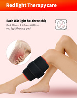 Suyzeko Red Light Therapy Pad 660nm 850nm Sabuk Terapi Cahaya Portabel yang Dapat Dipakai untuk Kesehatan di Rumah, Perjalanan, dan Hewan Peliharaan