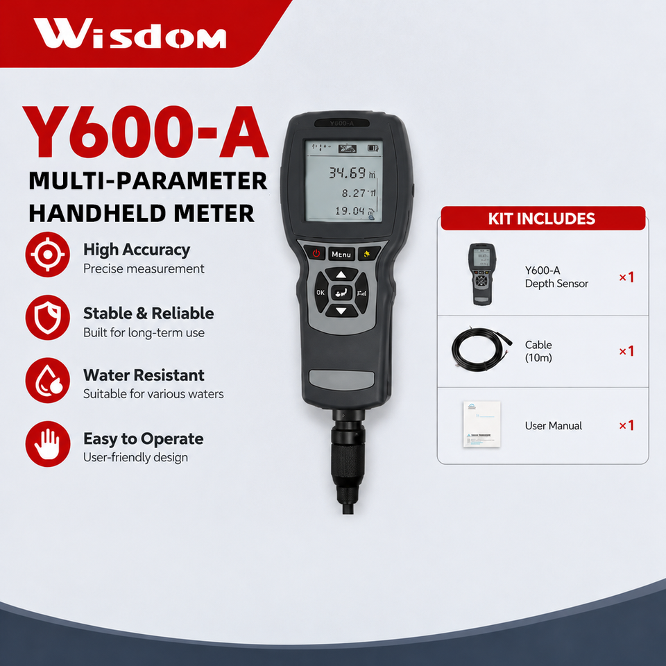Online Y600-A Handheld Meter with Data Storage 0~50℃ Operating Temp ...