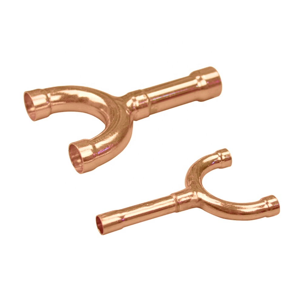 Refnet Copper Branch Pipe Fitting For Daikin Hitachi Mcquay Mitsubishi York Toshiba VRV VRF Air Conditioning SF-KHP26MC73T