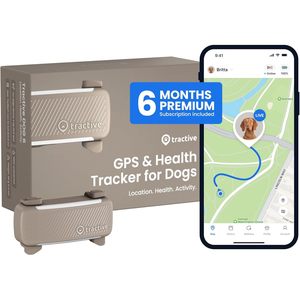 เครื่องติดตามสัตว์เลี้ยง Tractive Dog 6 GPS พร้อมการสมัครสมาชิกแบบพรีเมียม 6 เดือน สำหรับการตรวจสอบสัตว์เลี้ยง การติดตามแบบเรียลไทม์ และการติดตามกิจกรรมสุขภาพ - Product Image 1