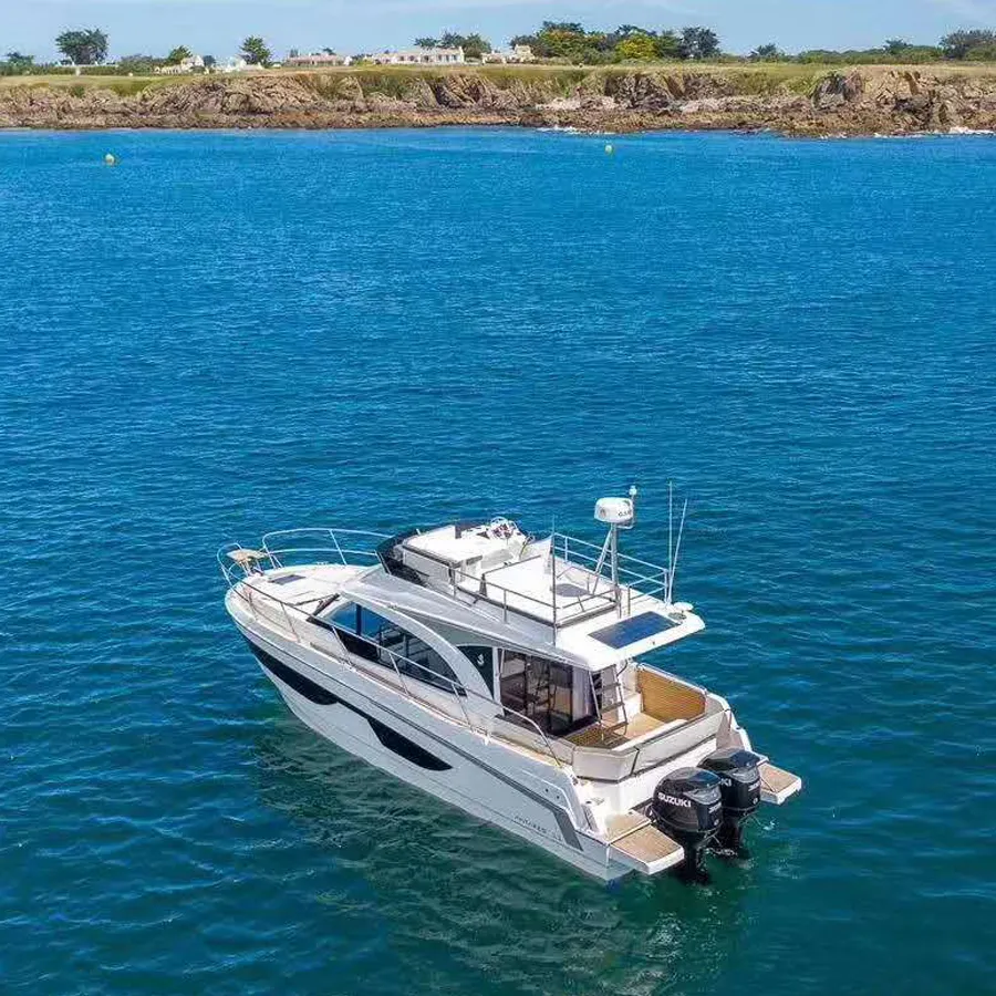 37ft small luxury fiberglass yatcht boat 11.28m yacht luxury boat cabin cruiser pleasure boat