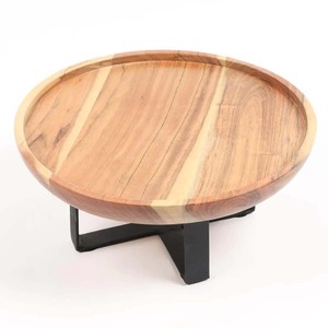 <b>Wood</b> Cake Stand Custom Size Copper <b>Bracket</b> Cake Display Dessert Stand Wedding Party customized design and <b>metal</b> - Product Image 1