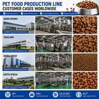 Máquina extrusora para hacer comida para perros de alta calidad 2025, línea de producción, planta de fabricación, máquina de línea de producción de comida seca para perros y gatos