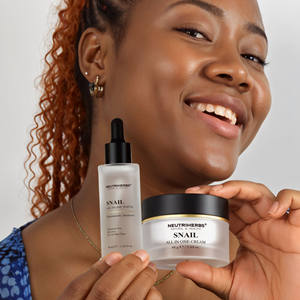 Травяные веганские средства для ухода за кожей лица, против морщин, улитка, муцин, набор для ухода за кожей - Product Image 1