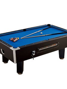 Mesa de billar comercial automática multifuncional de estilo americano estándar para sala de juegos, operada con monedas, para billar de ocho bolas, para interiores. - Product Image 5