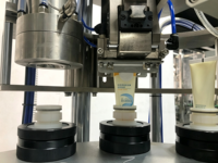 Machine automatique de remplissage et de scellage de tubes à air chaud pour crèmes vitaminées, crèmes à base de plantes, gels solaires et lotions
