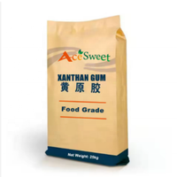 Gomme xanthane en poudre fine de qualité alimentaire, hydrocolloïde pour sauces, boissons et produits de boulangerie industriels en vrac