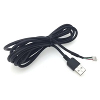 Câble Micro USB mâle vers XH2.54 2P JST personnalisé avec conducteur en cuivre pur, gaine en PVC, blindage en feuille