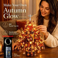 Nouveau produit transfrontalier : Kit DIY Arbre de Noël perlé, Ensemble de modèles faits main, Sac cadeau