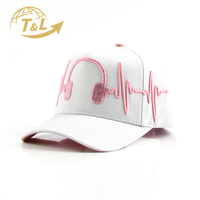 Casquettes de baseball unisexes en coton 4UGEAR personnalisées à 5 panneaux, visière légèrement incurvée, style sportif, avec cadre – Casquettes Dad Hat