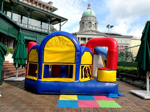 <span class=keywords><strong>Divertente</strong></span> Castello Gonfiabile Magico in PVC da 0,55mm Certificato EN14960 per Bambini, Scivoli e Pareti da Arrampicata Portatili ad Alta Capacità - Product Image 4