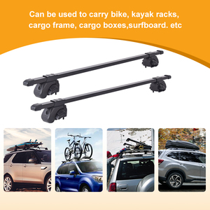 Barres transversales de toit universelles verrouillables et réglables en acier JINHUIJU 4x4 avec fixation sur attelage - Product Image 2