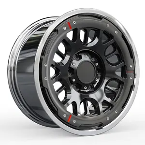 new design custom forged, 6061-T6 aluminum 18 to 24 inch multi spoke black monoblock wheel, car alloy wheel
