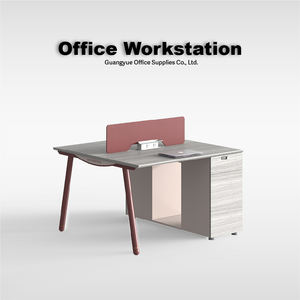 Module de poste de travail double avec configurations multi-utilisateurs extensibles, accès électrique intégré et solutions de stockage configurables - Product Image 1