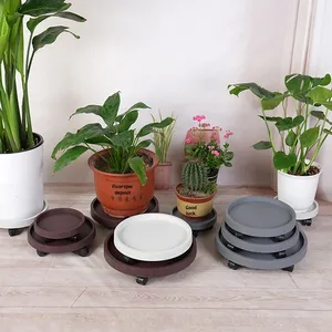 WEICHENGXING Plateau <span class=keywords><strong>à</strong></span> <span class=keywords><strong>plantes</strong></span> universel <span class=keywords><strong>à</strong></span> <span class=keywords><strong>roulettes</strong></span>, <span class=keywords><strong>support</strong></span> de pot en résine épaissie avec <span class=keywords><strong>roulettes</strong></span>, base mobile <span class=keywords><strong>pour</strong></span> usage intérieur/extérieur (MOBILE) - Product Image 1