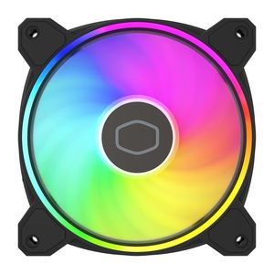 <span class=keywords><strong>Cooler</strong></span> <span class=keywords><strong>Master</strong></span> MasterFan MF120 Halo White Edition Case Fan ADRESSABLE RGB Lighting Ventilateur de châssis silencieux adapté aux boîtiers d'ordinateur - Product Image 1