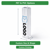 Boîte d'emballage en plastique de qualité supérieure, entièrement colorée, personnalisée, étui pliable en PET pour ensemble brosse à dents et dentifrice