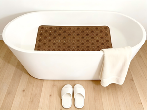 Alfombrilla de baño antideslizante de PVC rectangular con ventosas, transparente, para sala de masajes, piscina, hotel, bañera, spa, alfombra de suelo en stock - Product Image 3