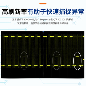 ออสซิลโลสโคป SIGLENT รุ่น SDS2204X Plus DPO แบนด์วิดธ์200MHz จำนวน4ช่องสัญญาณอัตราแซมปลิง2 GSa/s หน่วยความจำ200 Mpts อัตราการแสดงภาพสูงสุด500,000ครั้งต่อวินาทีความละเอียด10บิตจอแสดงผลแบบซูเปอร์ฟลูออเรสเซนต์2 - Product Image 5