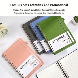 Agenda de Cuero PU con Espiral, Tapa Dura, Personalizada para Regalo, Libreta de Notas con Logotipo Personalizado - Product Image 5
