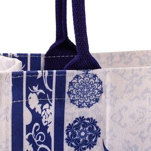 Custom Print Logo Luxury Eco-friendly Handled Shoulder Strap Large <b>Foldable</b> Cotton Covered Film Tote <b>Bag</b> Customized Design Xinxi - Product Image 3
