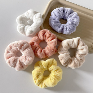 Tùy Chỉnh Thời Trang Đàn Hồi Tóc Scrunchies Sang Trọng Mềm Lông Fluffy Dễ Thương Ngọt Ngào Tóc Quan Hệ Phụ Kiện Headbands Cho Phụ Nữ Và Cô Gái - Product Image 1