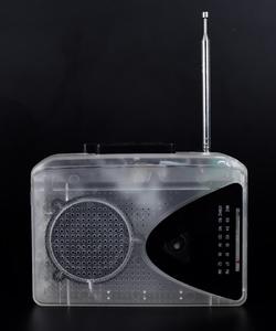 Retro Transparent Cassette <b>Player</b> Walkman, AM/FM Radio with <b>USB</b> MP3 Conversion & Built-in Speaker - Product Image 2