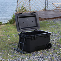 Glacière isolée dure haute performance glacières de capacité 50L avec roues