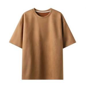Camiseta de Manga Corta para Hombre, Cuello Redondo, Terciopelo de Alta Calidad, 180 g/m², Corte Regular, 100% Poliéster, Transpirable, Negra, Estilo Vintage Lavado - Product Image 4