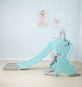 Top vente garantie qualité en plastique enfants jouet bébé toboggan et balançoire ensemble intérieur - Product Image 4
