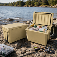 Glacière rigide NELGREEN 50QT avec 2 compartiments et roues