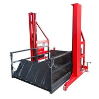 Nouvelle plateforme de déchargement mobile hydraulique à mât vertical pour manutention en hauteur et déchargement de marchandises en surcharge