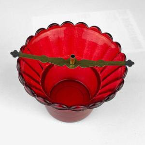 Forniture all'Ingrosso HT: <span class=keywords><strong>Calice</strong></span> per Conservazione di Candele <span class=keywords><strong>e</strong></span> Olio da Chiesa, Bicchieri in Vetro Rosso Ortodosso con Petali, Portacandele - Product Image 5