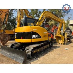 Excavatrice sur chenilles hydraulique d'occasion Cat308C de 8 tonnes, d'origine japonaise, bien entretenue, avec moteur d'origine - Bon état, en vente - Product Image 2