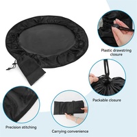 Sac sec léger et pliable à cordon de serrage de 30 pouces de diamètre Scuba Durable et sans fuite Le tapis de voiture garde votre voiture propre