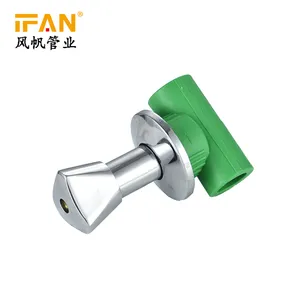 Зеленый клапан 1/2 дюйма ppr, скрытый стопорный клапан, затвор, обратный клапан