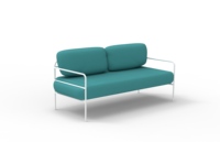 Ensemble de canapés de luxe en tissu italien pour bureau, appartement et hôtel – Collection de mobilier de détente